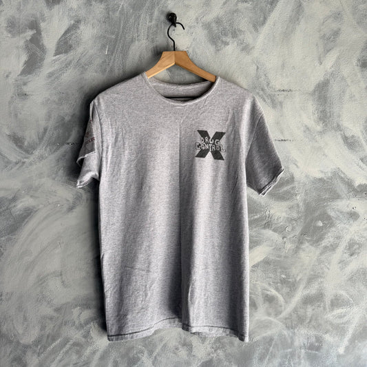Camisa Vintage Drug Control De Hombre Punk