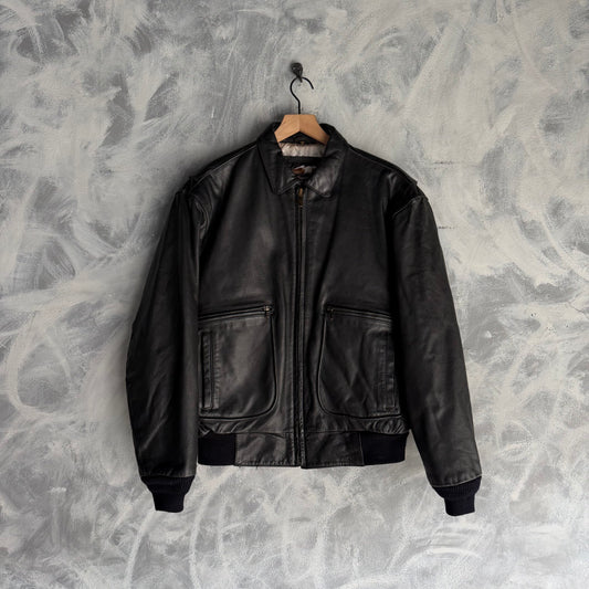 Chamarra Vintage Harley Davidson De Hombre Talla 42 Bomber A2 Aviador