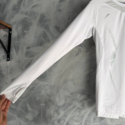 Camisa Deportiva Compresión Adidas De Hombre Gimnasio Manga Larga Climacool Techfit
