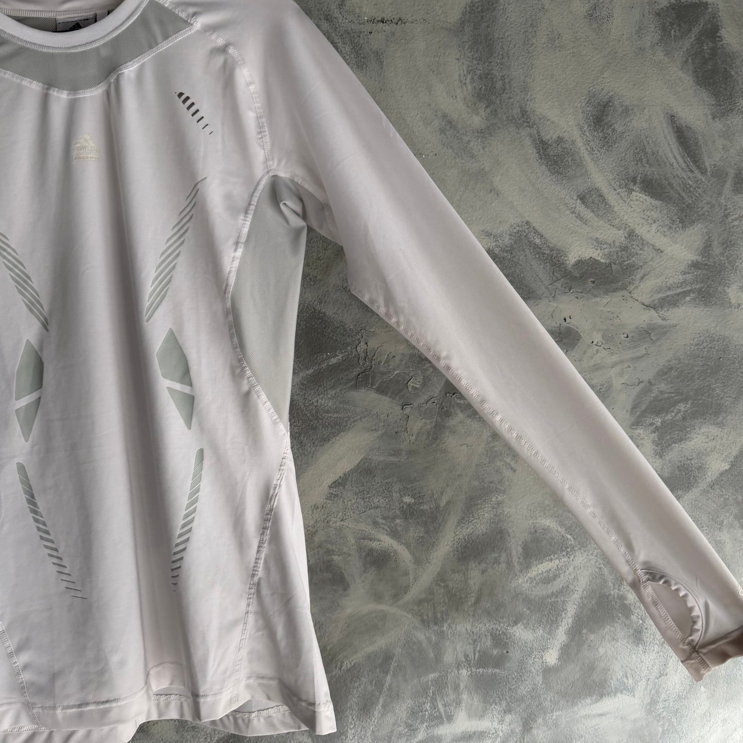 Camisa Deportiva Compresión Adidas De Hombre Gimnasio Manga Larga Climacool Techfit