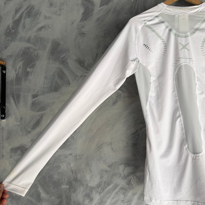 Camisa Deportiva Compresión Adidas De Hombre Gimnasio Manga Larga Climacool Techfit