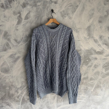Sueter Tejido De Lana de Merino Aran De Hombre