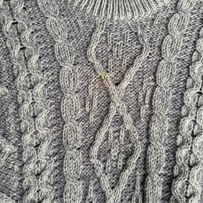 Sueter Tejido De Lana de Merino Aran De Hombre
