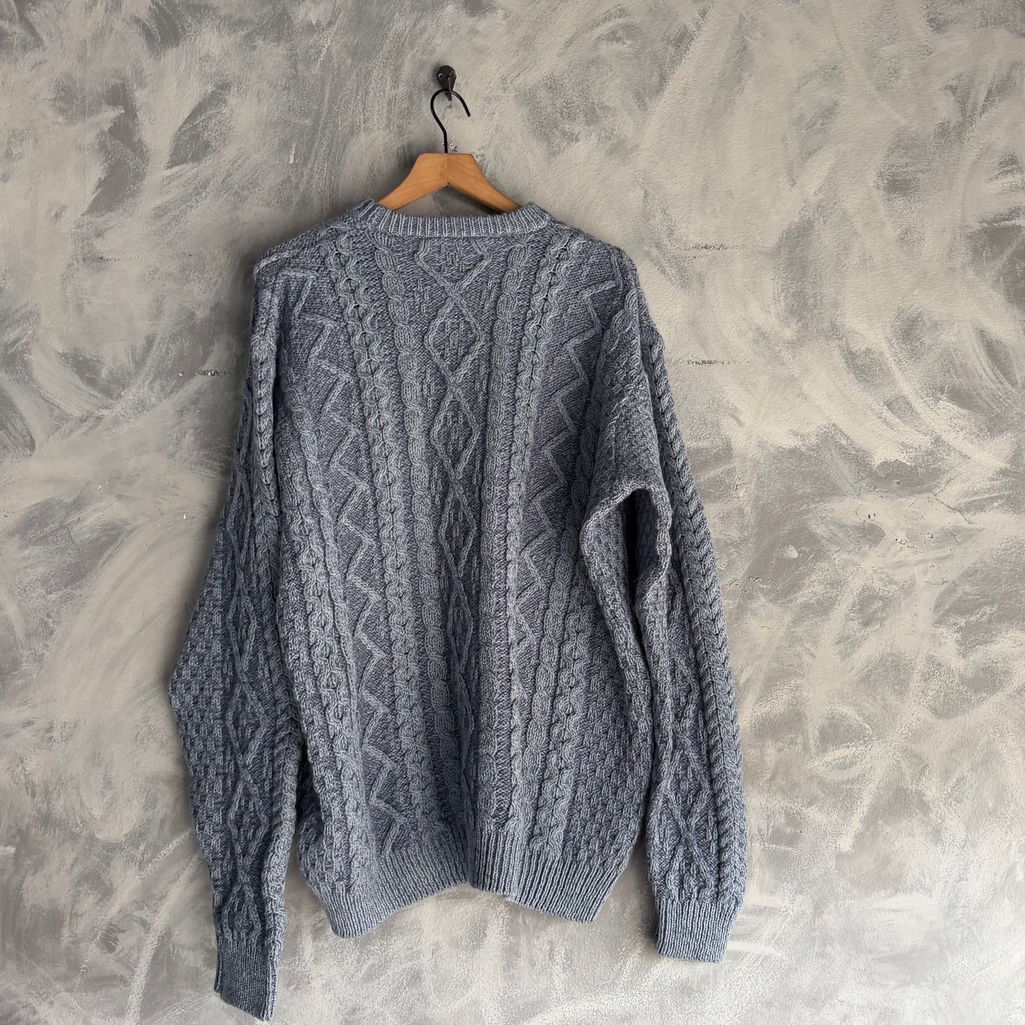 Sueter Tejido De Lana de Merino Aran De Hombre