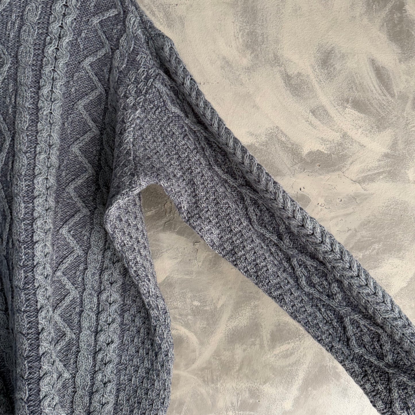 Sueter Tejido De Lana de Merino Aran De Hombre