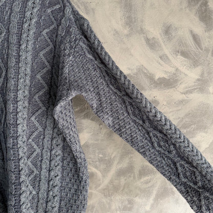 Sueter Tejido De Lana de Merino Aran De Hombre