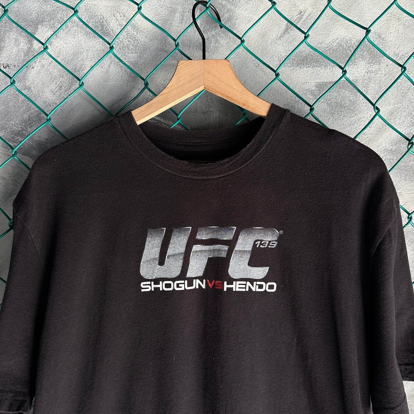Camisa De Lucha De UFC Shogun VS Hendo De Hombre Talla XL Color Negro