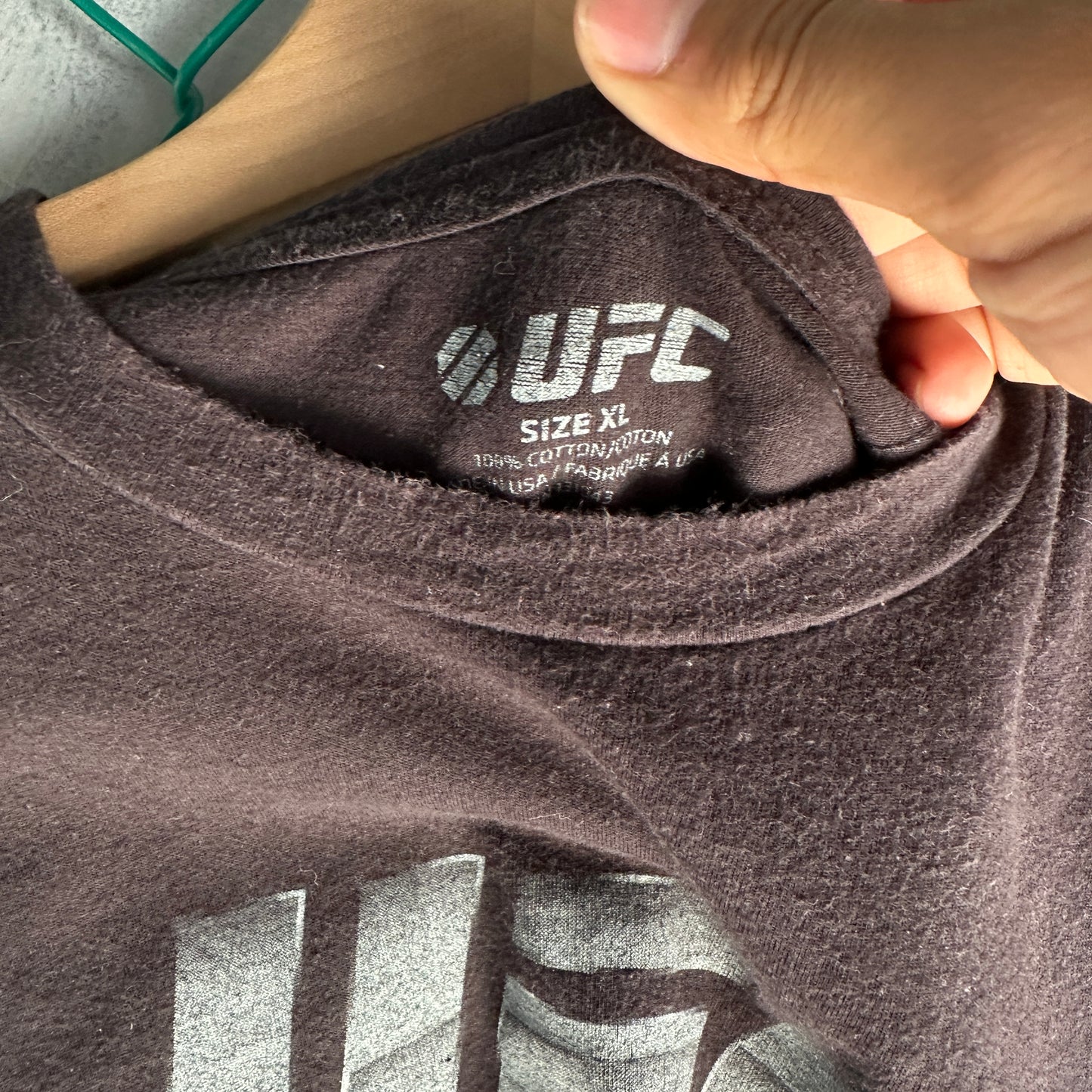 Camisa De Lucha De UFC Shogun VS Hendo De Hombre Talla XL Color Negro