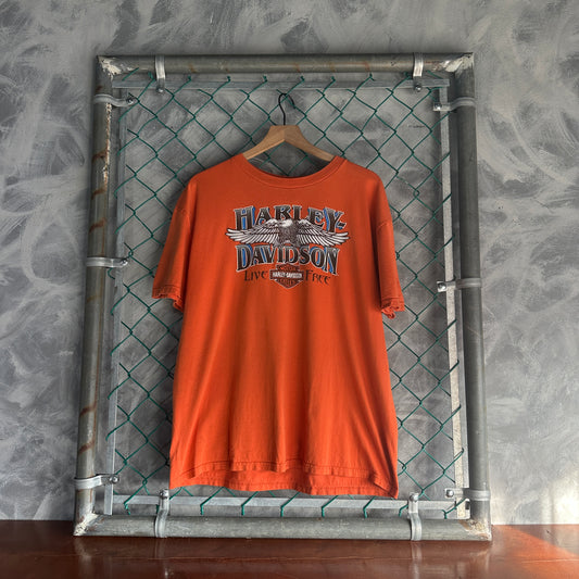 Camisa Vintage Harley Davidson De Hombre Aguila Americana