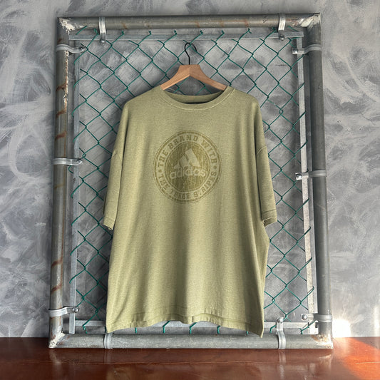 Camisa Vintage Adidas De Hombre Militar Y2K