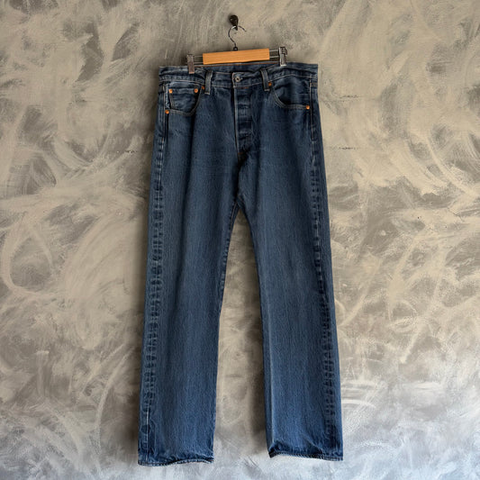 Pantalon Vintage Levis 501 De Hombre Talla 35x34 (34x30) Recto