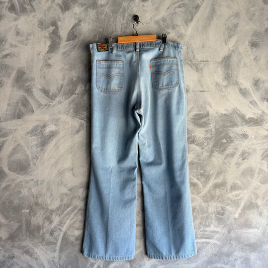 Pantalon Vintage Levis De Hombre Talla 34x27 Acampanado De Bota
