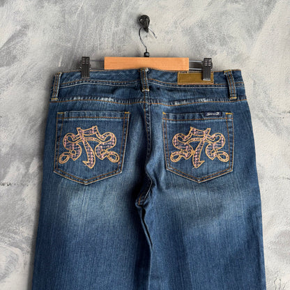Pantalon Acampanado 7 For All Mankind De Mujer Talla 32 Vaquero