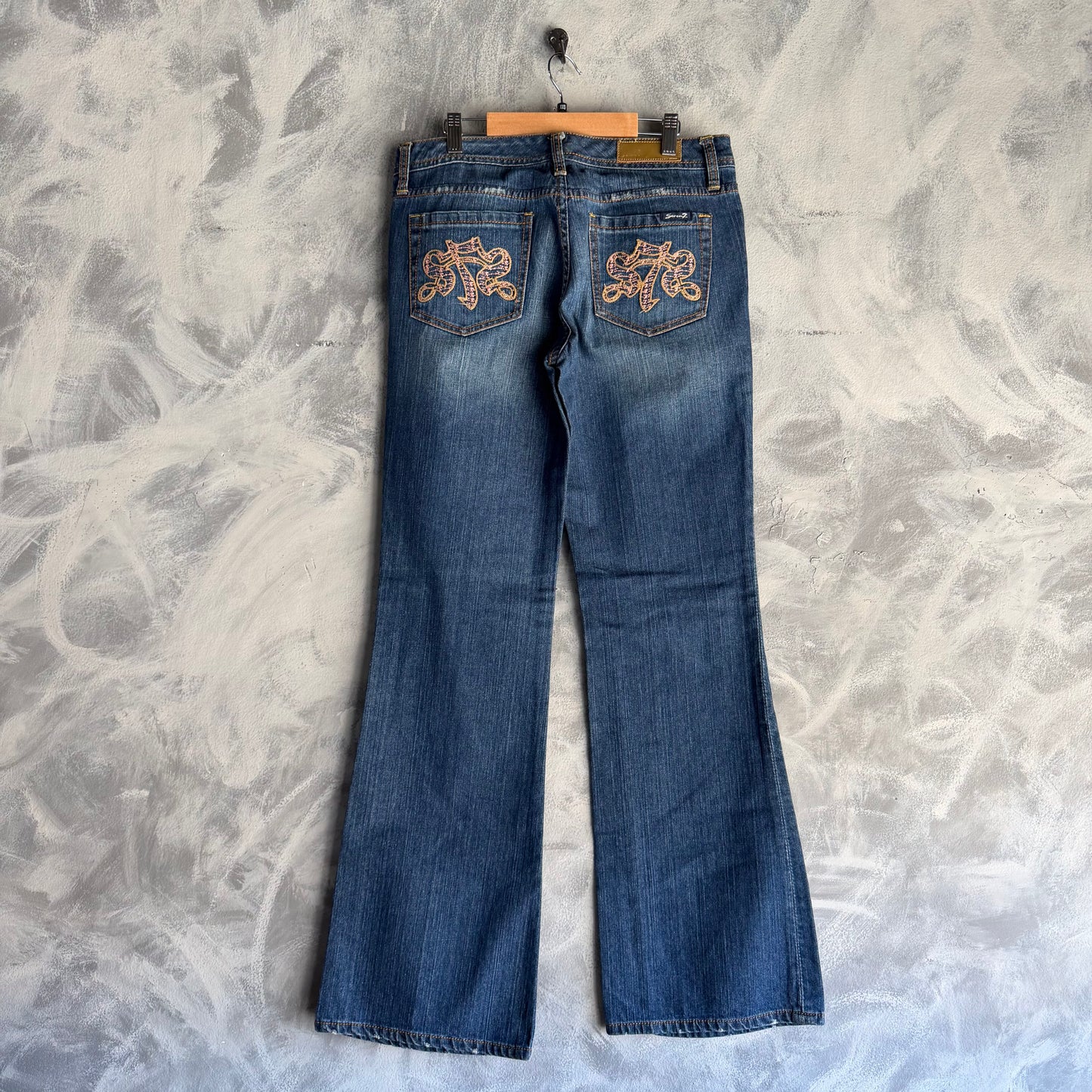 Pantalon Acampanado 7 For All Mankind De Mujer Talla 32 Vaquero