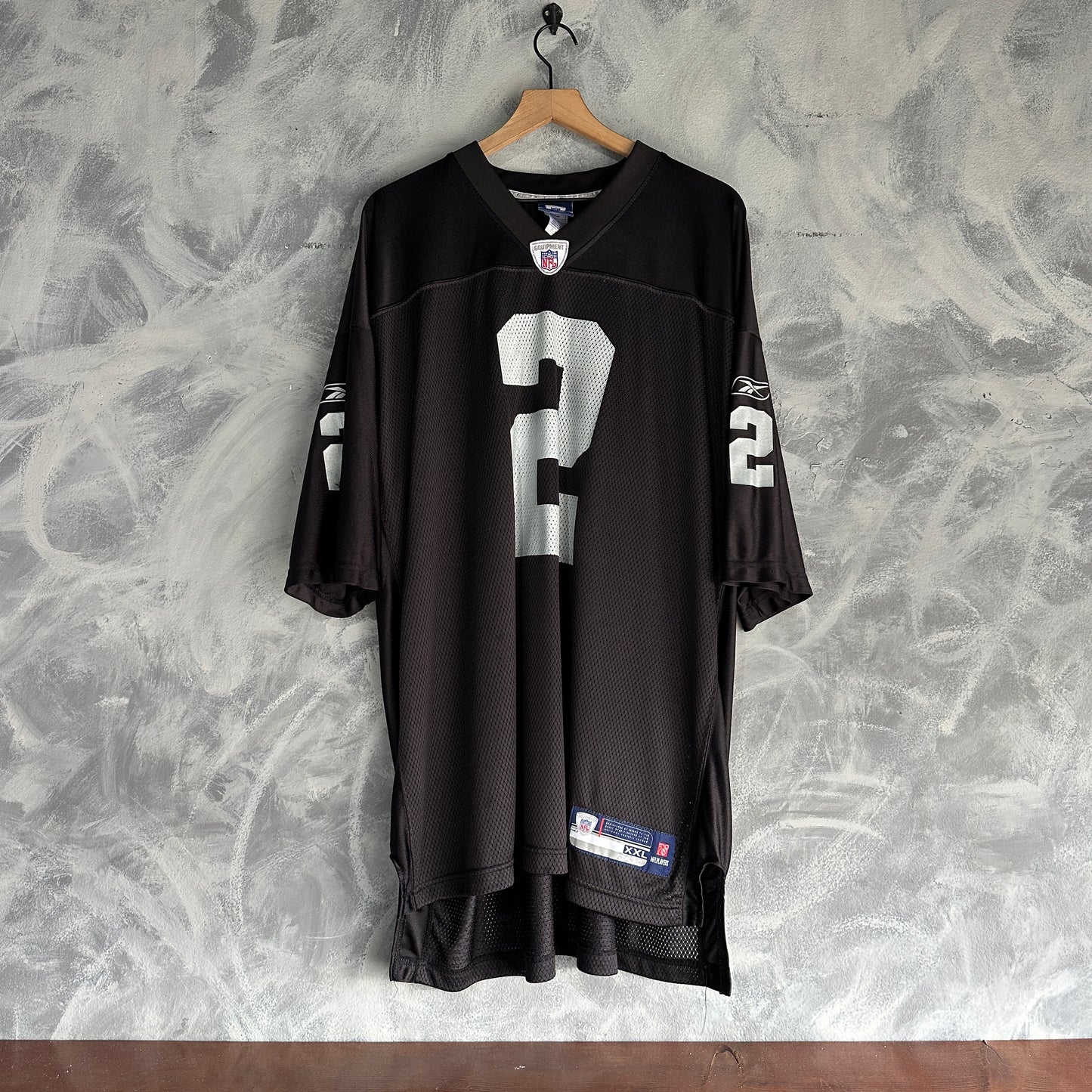 Jersey De Russell De Raiders De Hombre Talla 2XL Color Negro Reebok