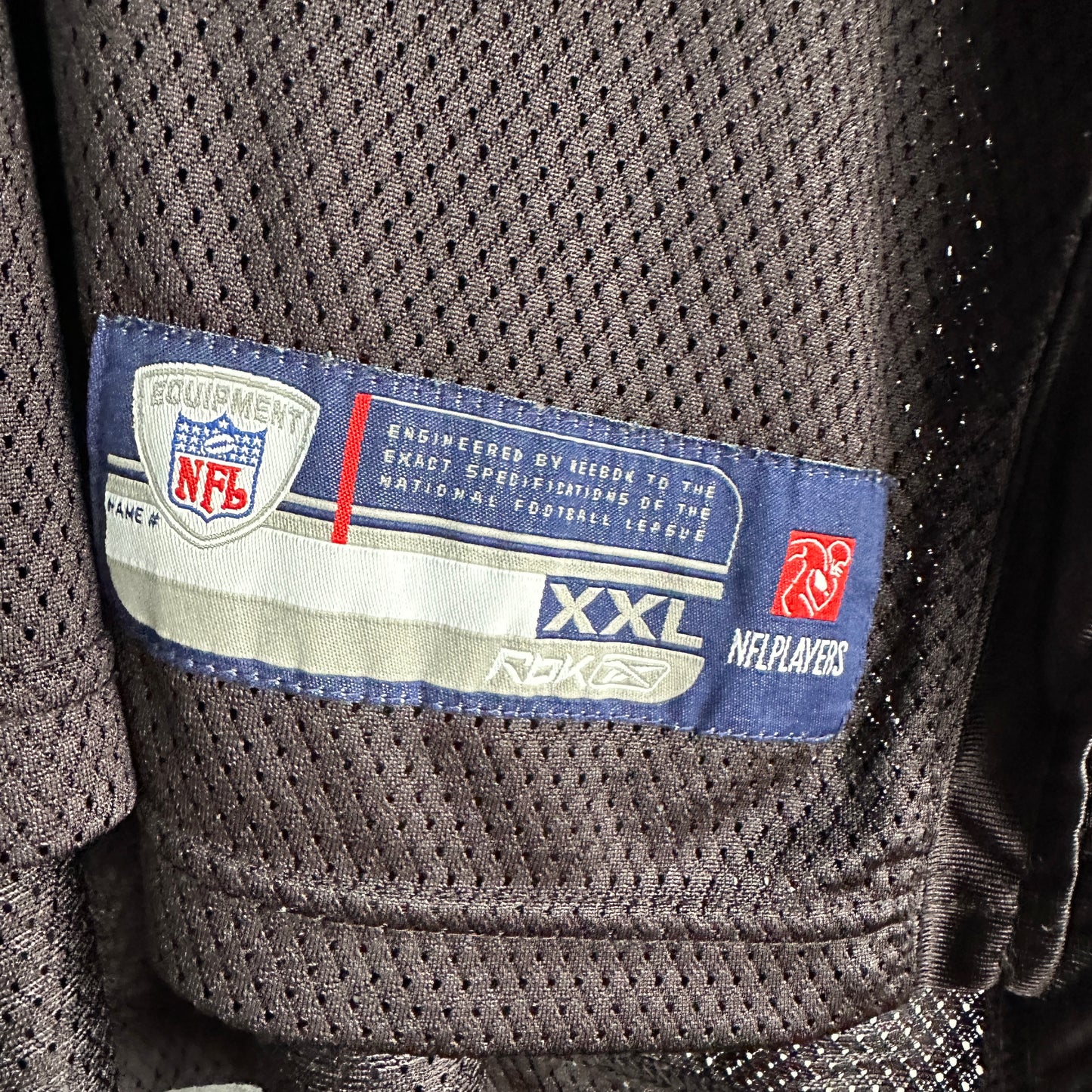 Jersey De Russell De Raiders De Hombre Talla 2XL Color Negro Reebok