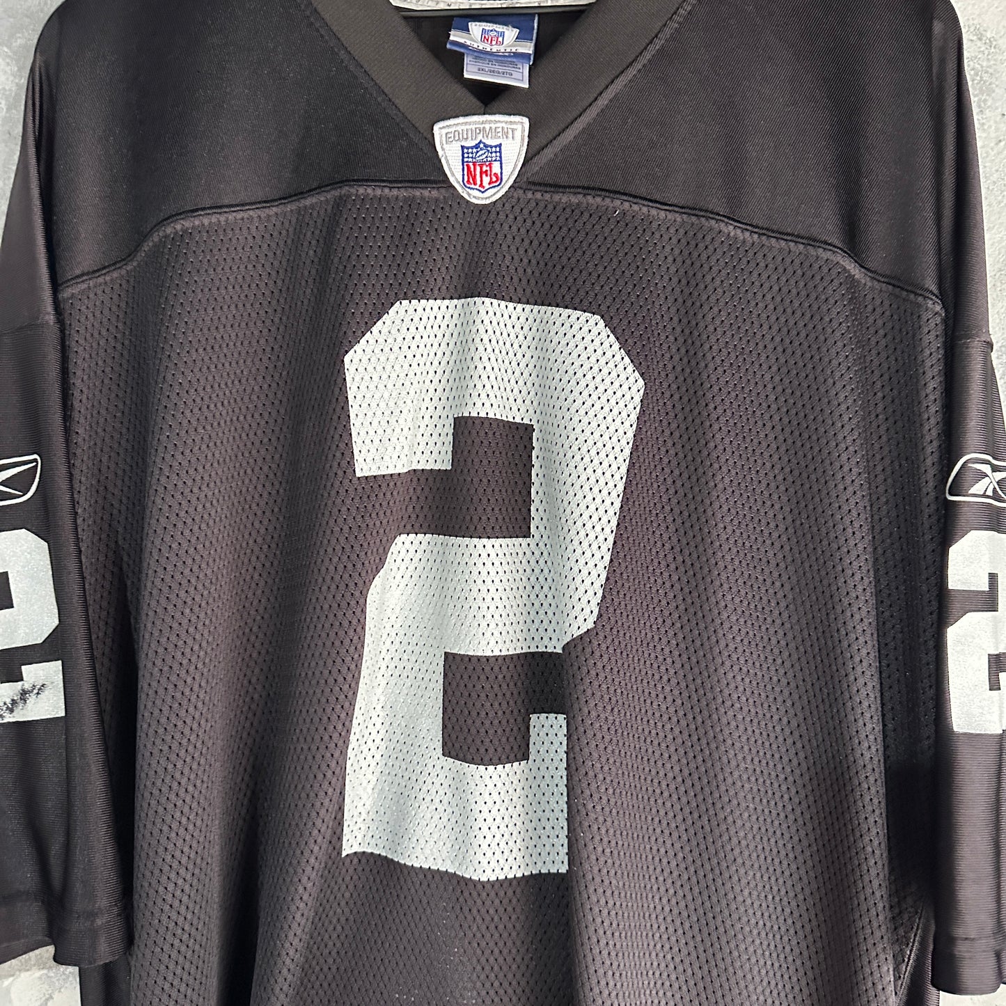 Jersey De Russell De Raiders De Hombre Talla 2XL Color Negro Reebok