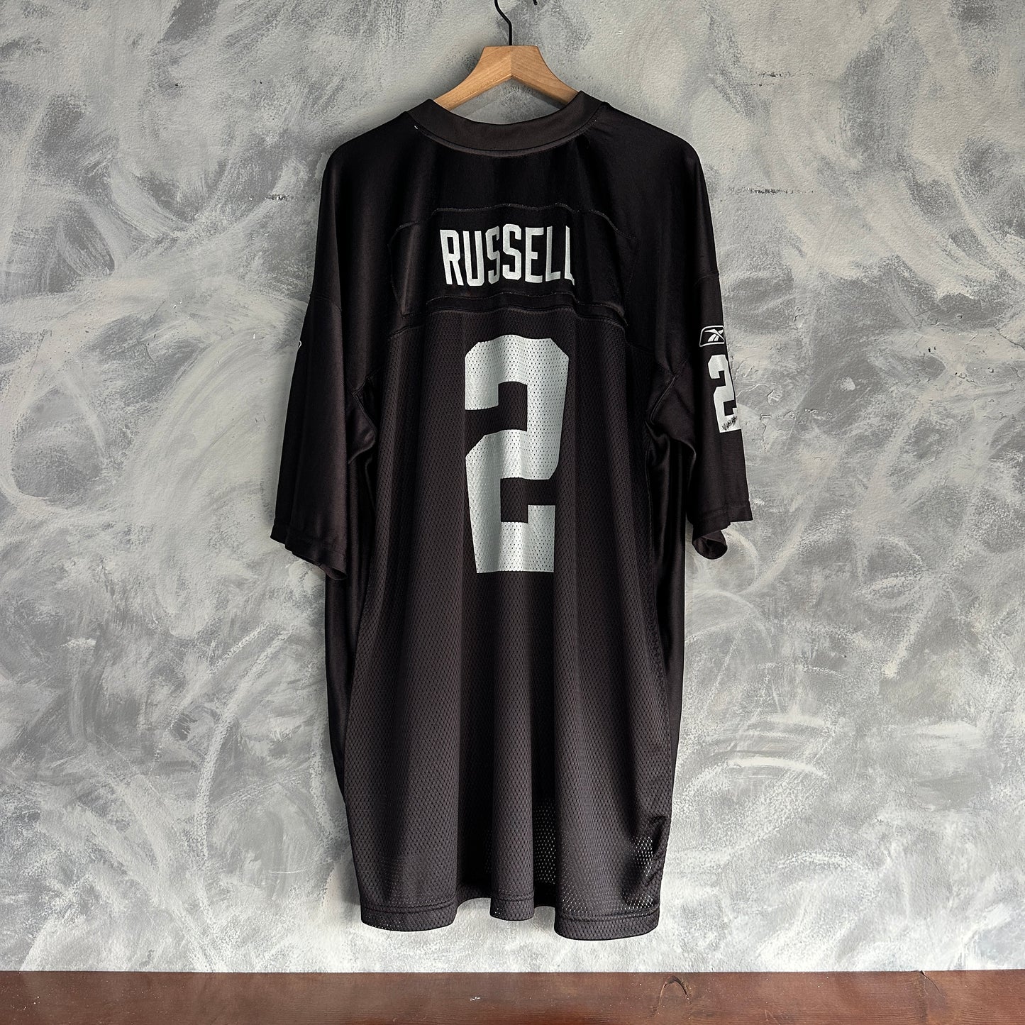 Jersey De Russell De Raiders De Hombre Talla 2XL Color Negro Reebok