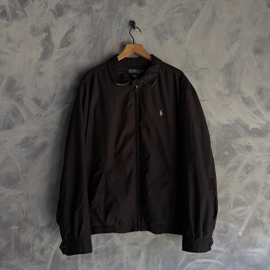 Chamarra Vintage Polo Ralph Lauren De Hombre Color Negro Harrington