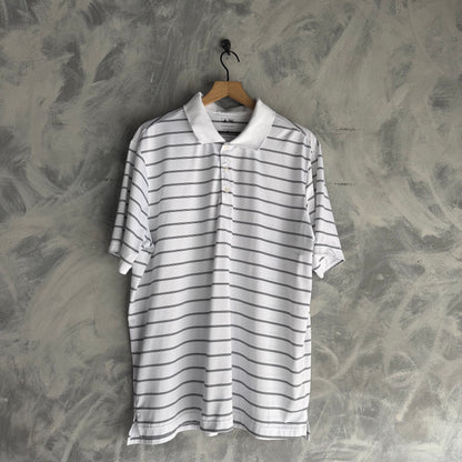 Camisa Deportiva Adidas De Hombre De Rayas Golf Puremotion
