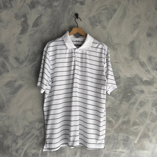 Camisa Deportiva Adidas De Hombre De Rayas Golf Puremotion