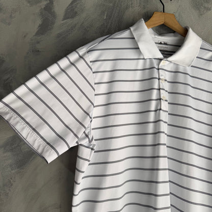 Camisa Deportiva Adidas De Hombre De Rayas Golf Puremotion