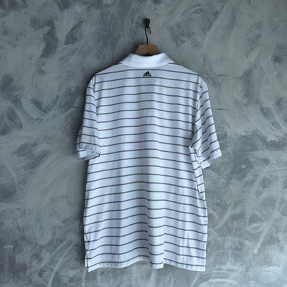 Camisa Deportiva Adidas De Hombre De Rayas Golf Puremotion