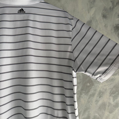 Camisa Deportiva Adidas De Hombre De Rayas Golf Puremotion