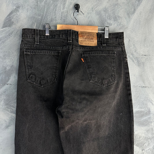 Pantalon Vintage Levis De Hombre Talla 34x32 Desvanecido Corte 560 Baggy Relajado