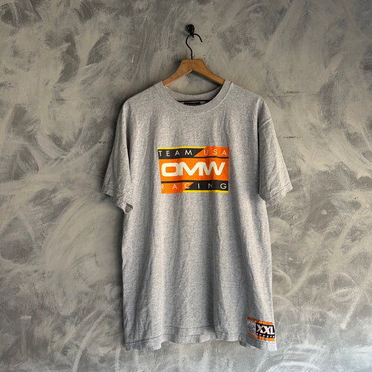 Camisa Vintage OMW Sports De Hombre Team USA Racing