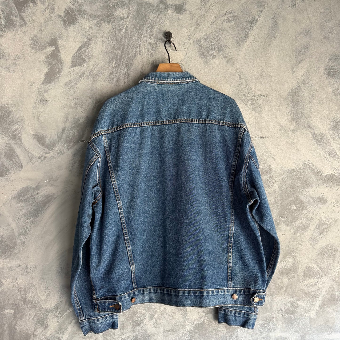 Chamarra Vintage De Mezclilla Haleman 90s