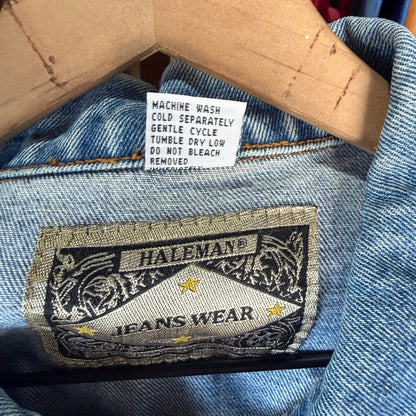 Chamarra Vintage De Mezclilla Haleman 90s