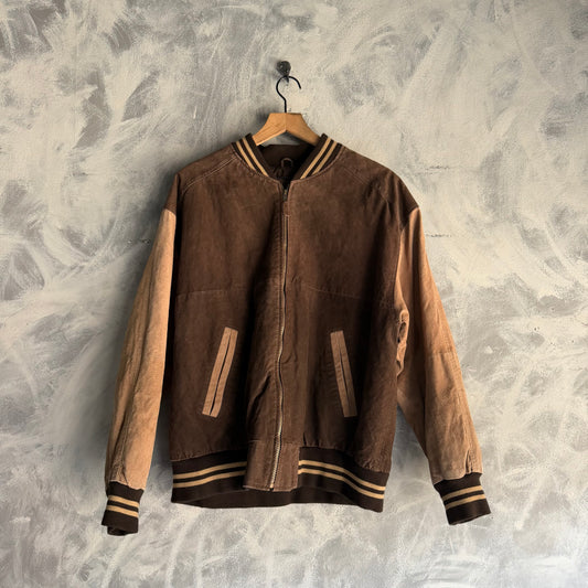 Chamarra Vintage Varsity NorthWest Territory De Hombre De Piel