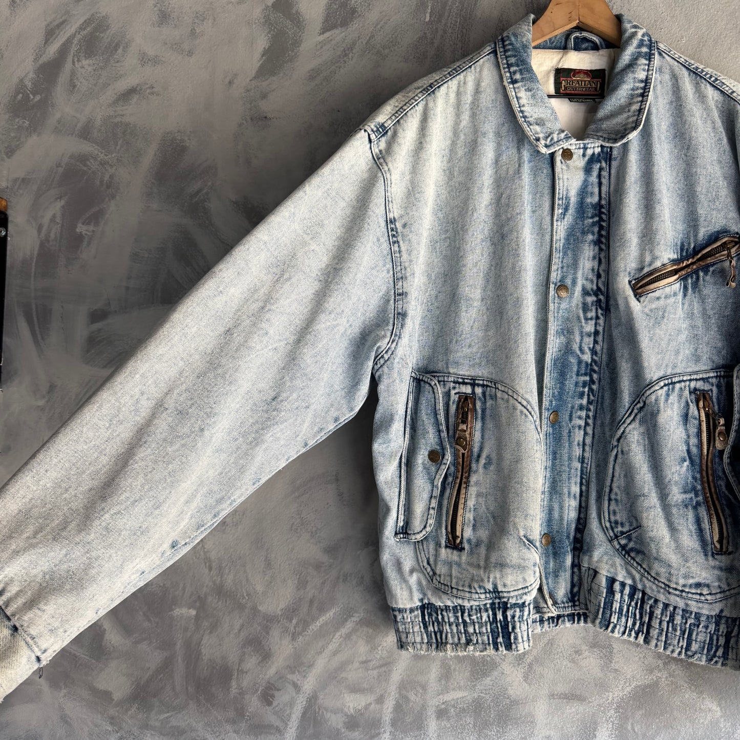 Chamarra De Mezclilla Bomber Greatland De Hombre