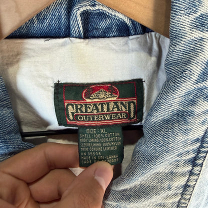 Chamarra De Mezclilla Bomber Greatland De Hombre