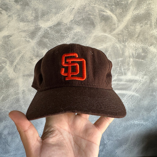 Gorra De San Diego Padres Sport Specialties De Hombre Talla 6 7/8 De Lana 80s