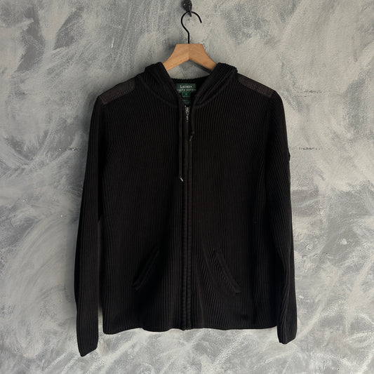 Sueter Tejido Polo Ralph Lauren De Mujer De Ziper Con Gorro