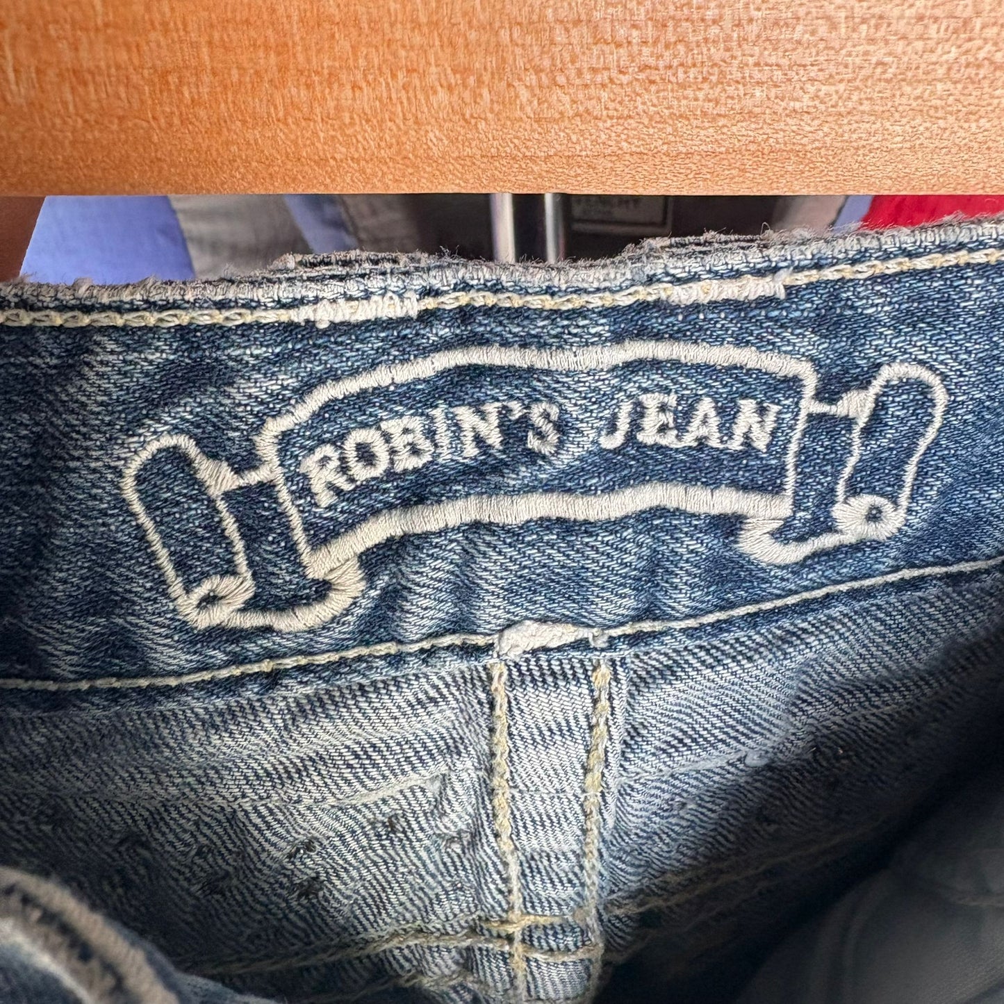 Pantalon Robin's Jeans Para Hombre Talla 29x29 Mezclilla Color Azul Marino Desvanecido