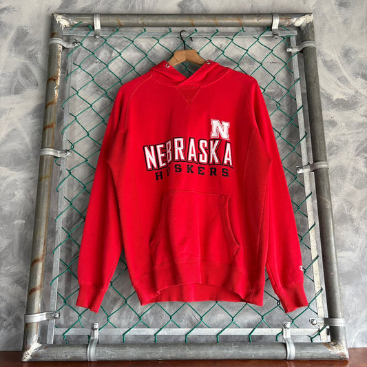 Hoodie Champion Para Hombre Talla L Color Rojo Nebraska Huskers