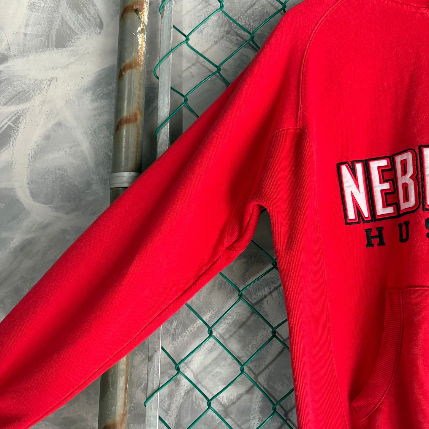 Hoodie Champion Para Hombre Talla L Color Rojo Nebraska Huskers