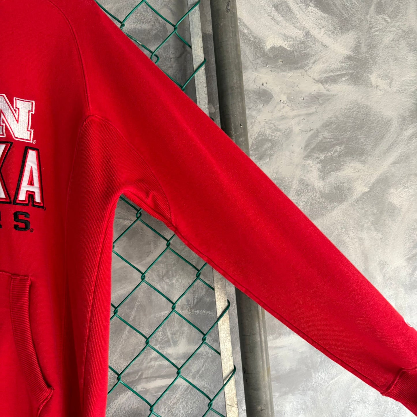 Hoodie Champion Para Hombre Talla L Color Rojo Nebraska Huskers