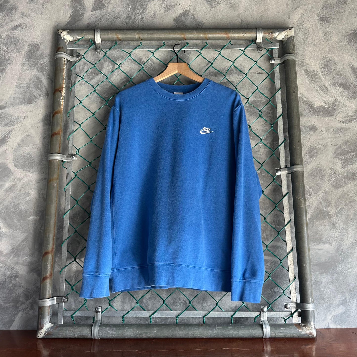 Sueter Nike De Hombre Talla L Color Azul Moderno Crewneck