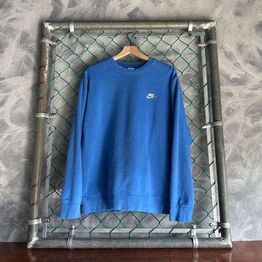 Sueter Nike De Hombre Talla L Color Azul Moderno Crewneck